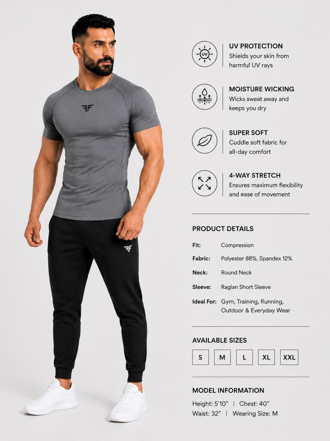 Compression T-Shirt Black