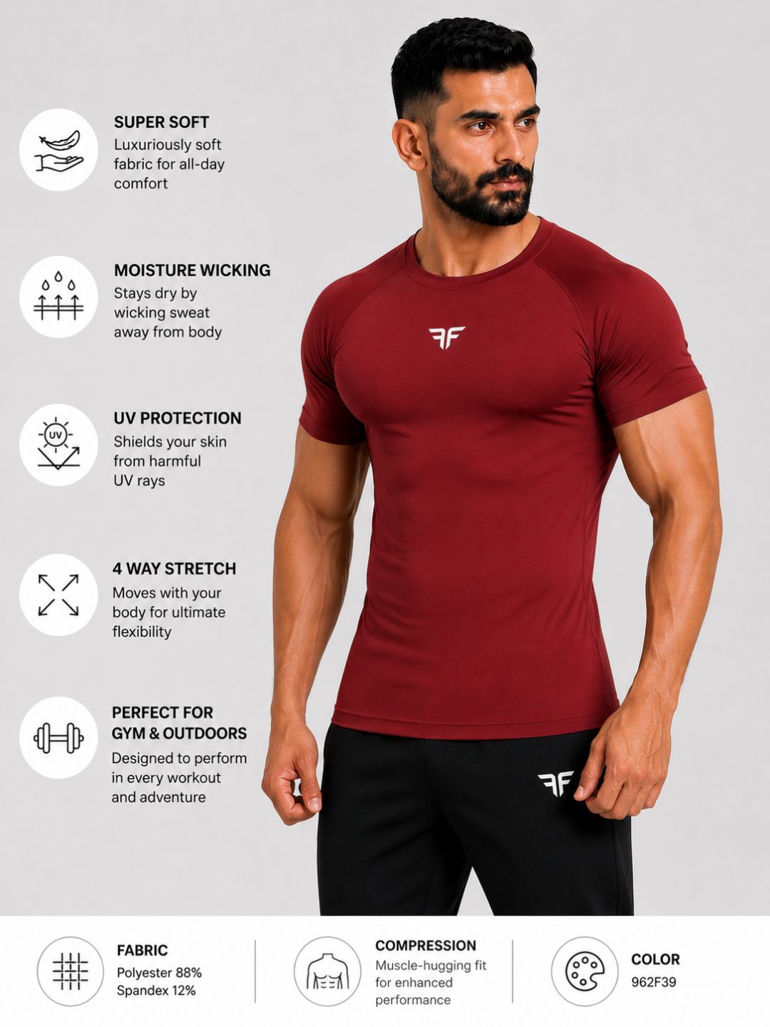 Compression T-Shirt Black