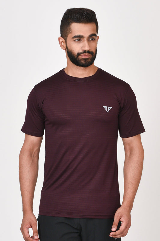 Airline T-Shirt Color Burgundy By Brute Force