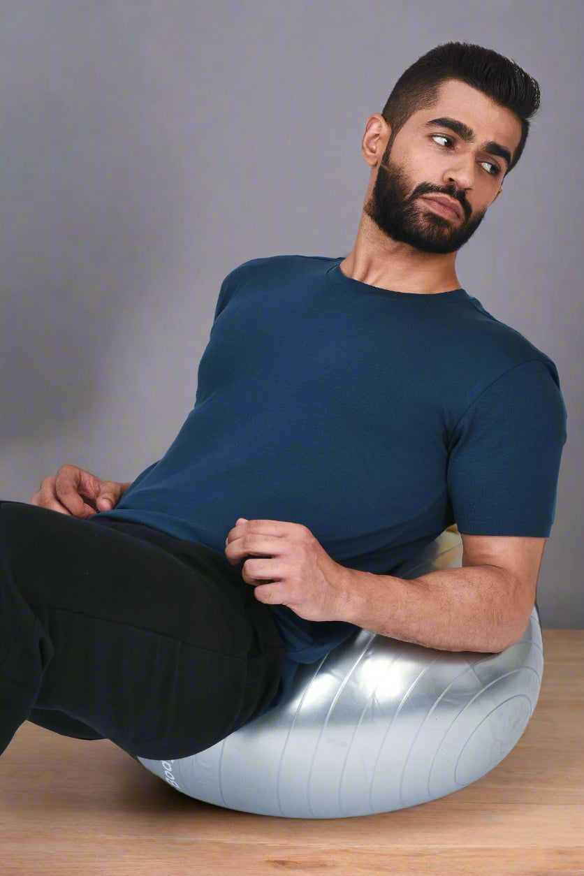 Comfort Fit Ultimate T-Shirt By Brute Force (Color: Blue)