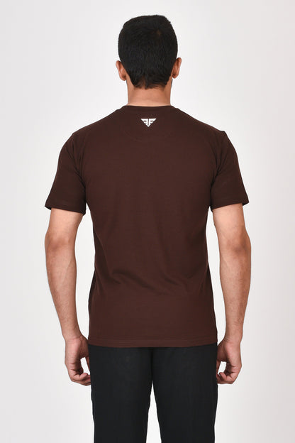 Comfort Fit Ultimate T-Shirt By Brute Force (Color: Brown)