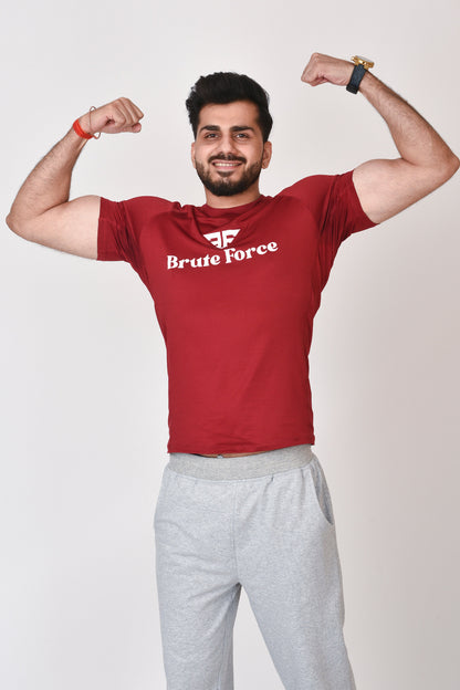 Cool Mesh Raglan Sleeve T-Shirt By Brute Force