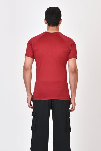 Cool Mesh Raglan Sleeve T-Shirt By Brute Force