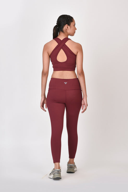 Cross Back Sports Bra - All Motion By Brute Force