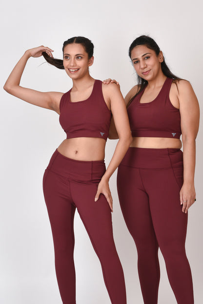 Cross Back Sports Bra - All Motion By Brute Force