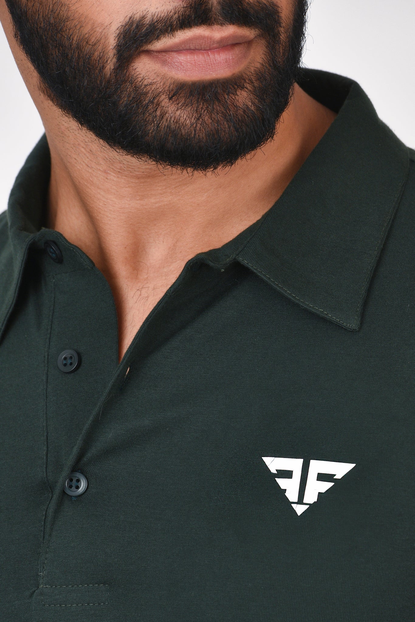 Polo T-shirt Forest Green Color for Men