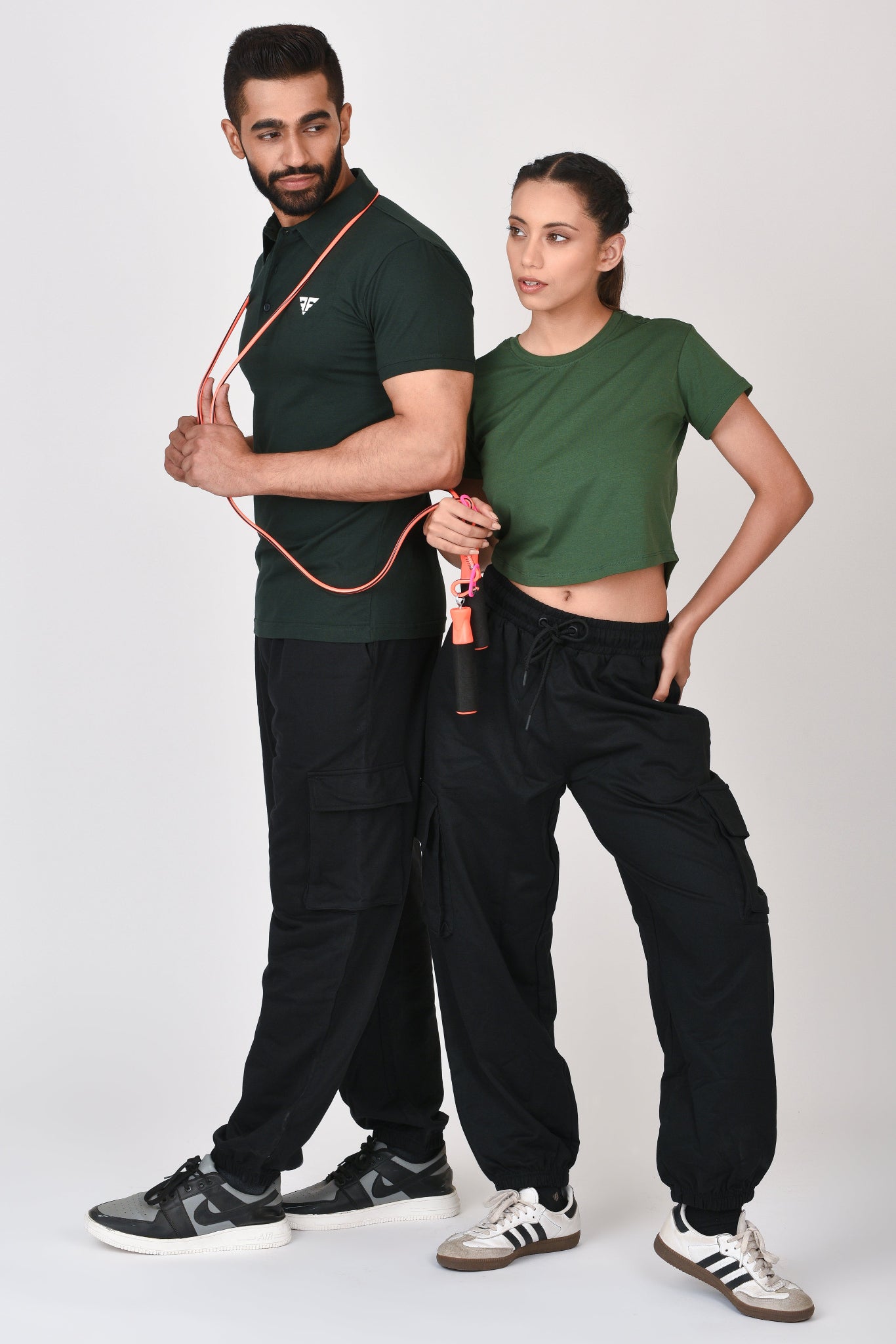 Slim Fit Ultimate Polo T-shirt By Brute Force (Color : Green)